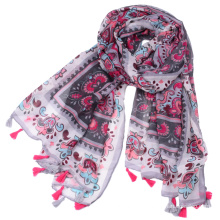 Manufacture foreign trade wholesale printing voile yiwu scarf for women